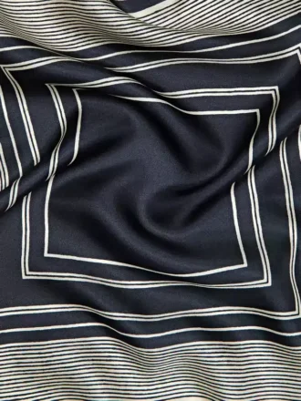 100 % Seiden-Streifenschal