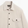 Baumwoll-Overshirt mit Taschendetails