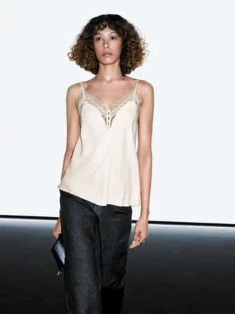 Camisole-Top mit Knöpfen