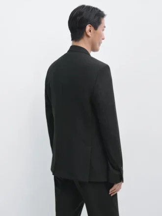 Cooler Anzug-Blazer aus Wolle