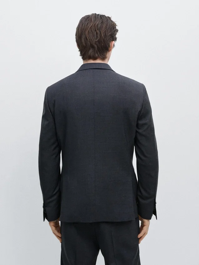 Cooler Anzug-Blazer aus Wolle Cooler Anzug-Blazer aus Wolle