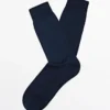 Einfarbige elegante Socken