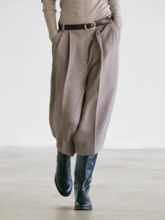 Fließende, lange Bermudashorts mit weitem Bein