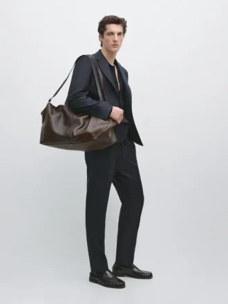 Gestreifter Anzug-Blazer aus Cool Wool