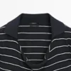 Gestreiftes Poloshirt aus Baumwollstrick