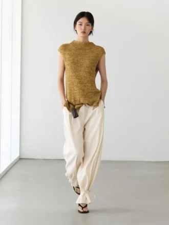 Grob gestricktes Oberteil aus Baumwollmischung