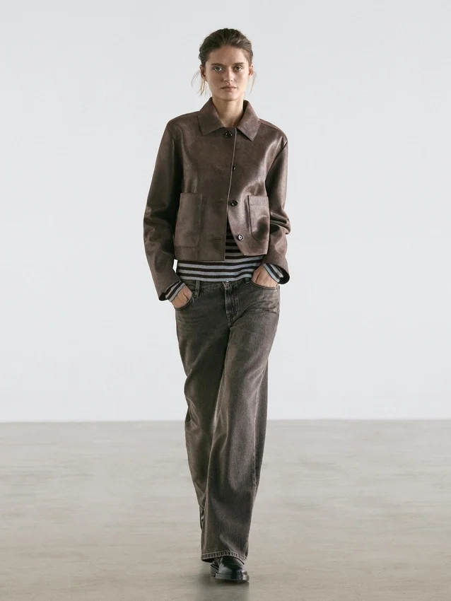 Jacke aus Wildleder Jacke aus Wildleder