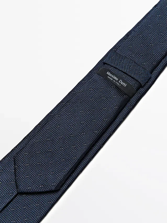 Krawatte aus 100 % Seide mit Struktur Krawatte aus 100 % Seide mit Struktur