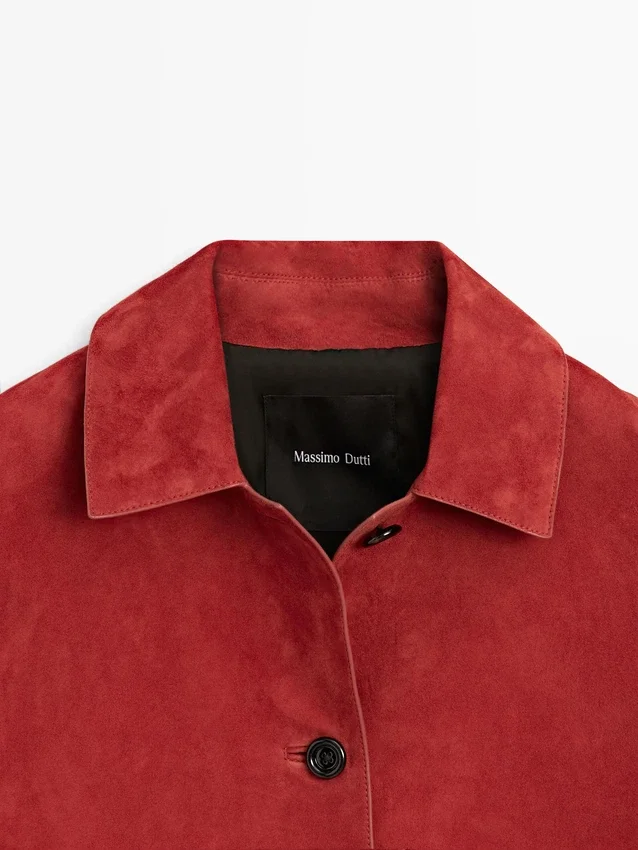 Kurze Wildlederjacke Kurze Wildlederjacke