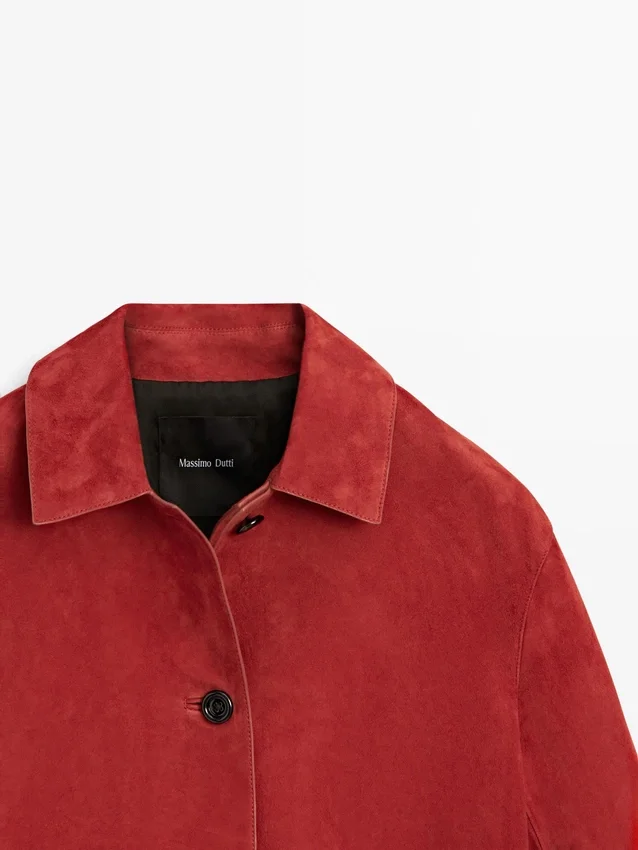 Kurze Wildlederjacke Kurze Wildlederjacke