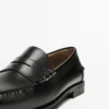 Leder-Loafer mit Penny-Riemen