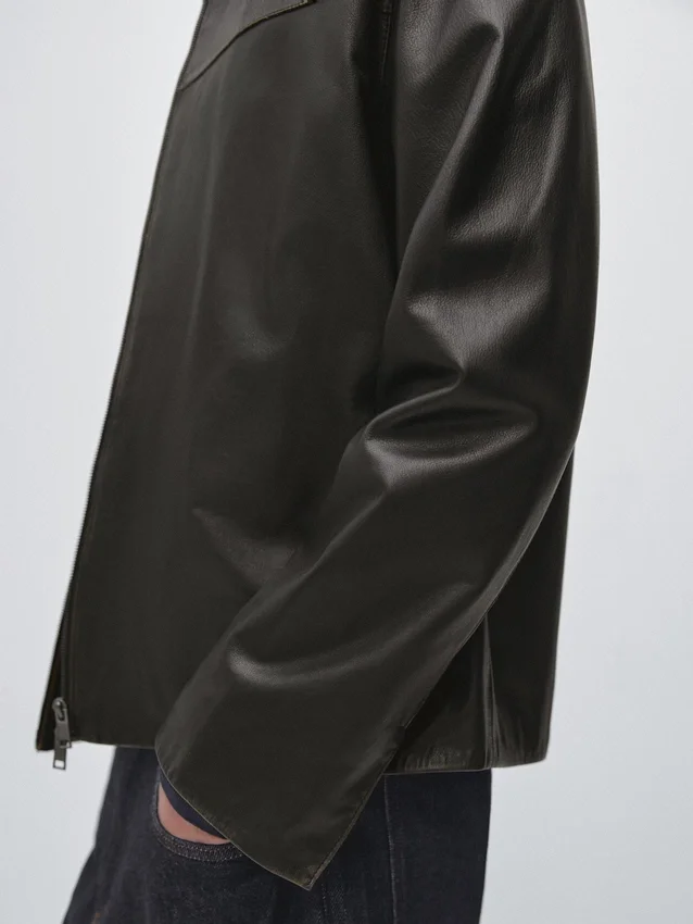 Lederjacke im Used-Look Lederjacke im Used-Look