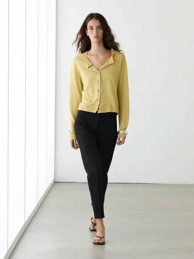 Leinen-Cardigan Leinen-Cardigan