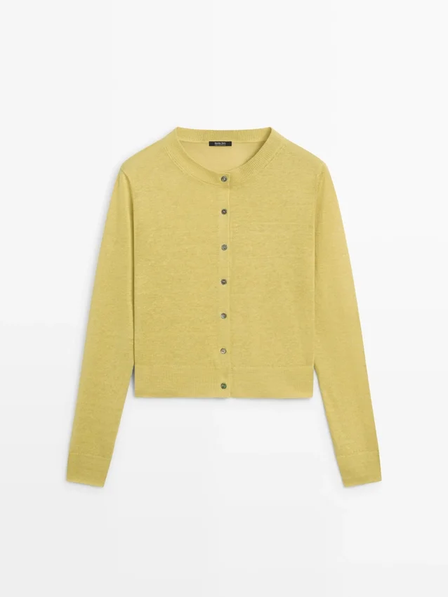 Leinen-Cardigan Leinen-Cardigan