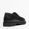 Loafer aus Leder mit Profilsohle und Penny-Riemen