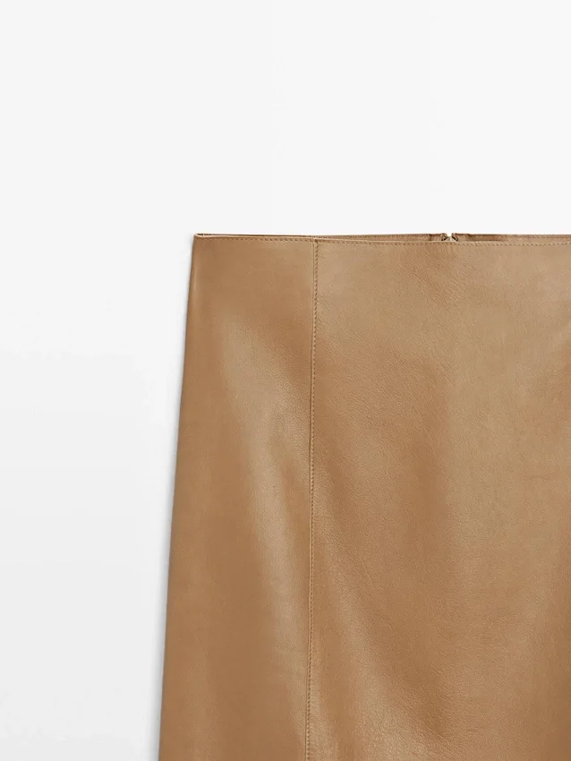 Minirock aus Nappaleder Minirock aus Nappaleder