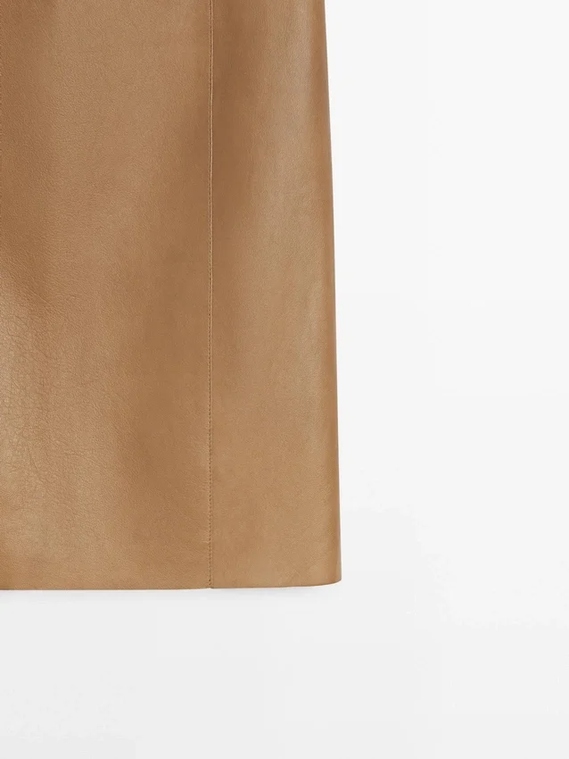 Minirock aus Nappaleder Minirock aus Nappaleder