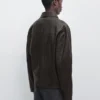 Nappalederjacke