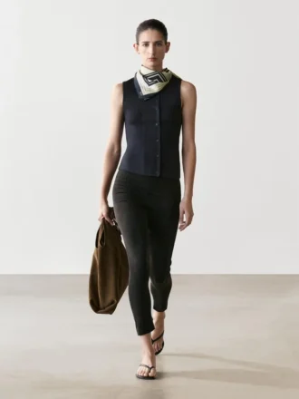 Oberteil aus Baumwollmischung mit Knopfleiste