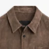 Overshirt aus Wildleder