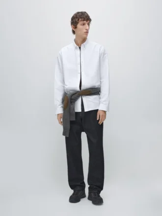 Oxford-Hemd aus 100 % Baumwolle in Regular Fit