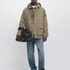 Parka aus Baumwollmischung mit Taschen