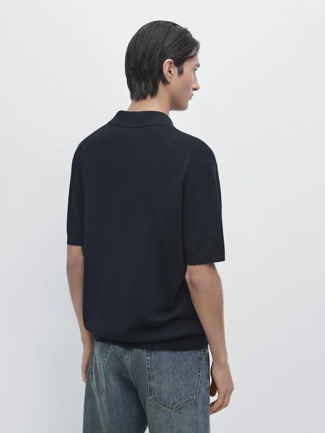 Poloshirt aus Baumwollmischgewebe Poloshirt aus Baumwollmischgewebe