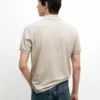 Poloshirt aus mikrostrukturierter Baumwollpiqué