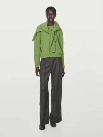 Pullover aus Wollmischung mit Rundhalsausschnitt