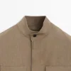 Safari-Jacke aus 100 % Leinen