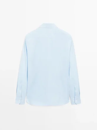 Slim-Fit-Hemd mit Streifen