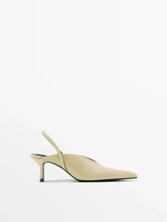 Slingback-Schuhe mit hohem Absatz