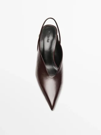 Slingback-Schuhe mit hohem Absatz