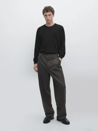 Strickpullover aus Merinowolle