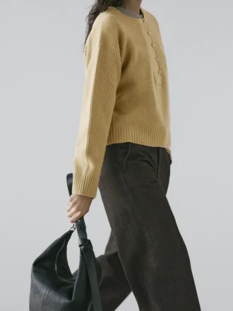 Strickpullover aus Wollmischung