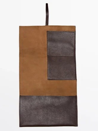 Technik-Tasche für Accessoires aus Nappaleder