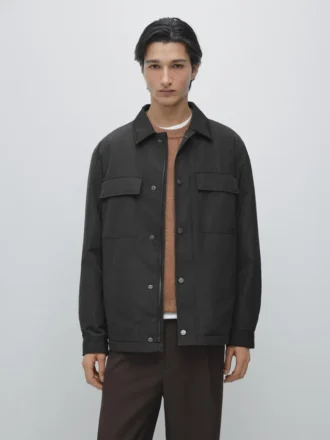 Wasserabweisendes Overshirt mit Taschen